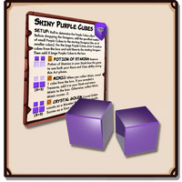Dungeon Drop: Shiny Purple Cubes mini expansion