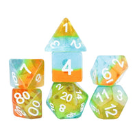 RPG Dice Set (7): Celestial - Ocean Dusk