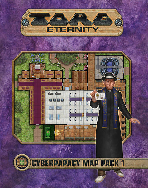 TORG Eternity: Cyberpapacy Map Pack 1