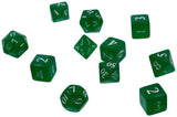 Eclipse 11 Dice Set: Forest Green