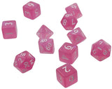 Eclipse 11 Dice Set: Hot Pink