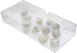 Eclipse 11 Dice Set: Arctic White