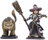 WizKids Wardlings Painted RPG Figures: Girl Witch & Witch's Cat (WK73788)