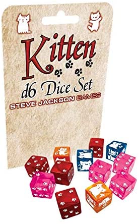 Kitten D6 Dice Set