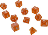 Eclipse 11 Dice Set: Pumpkin Orange