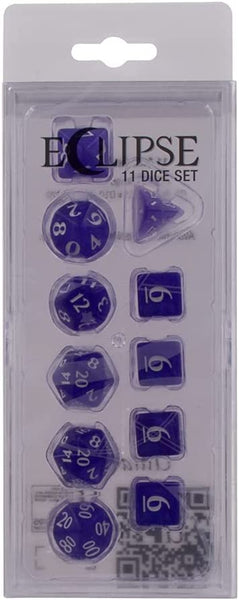 Eclipse 11 Dice Set: Royal Purple