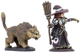 WizKids Wardlings Painted RPG Figures: Girl Witch & Witch's Cat (WK73788)