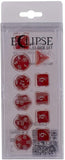 Eclipse 11 Dice Set: Apple Red