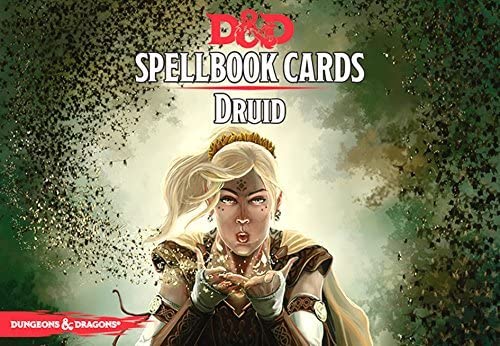 (damaged box) D&D Druid Spell Deck