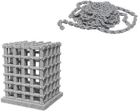 WizKids Deep Cuts Unpainted Miniatures Terrain: Wave 6: Cage & Chains