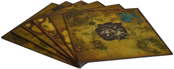 Harebrained Holdings Golem Arcana Set 1 Map Tiles Board Game