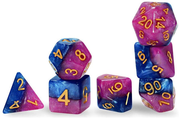 Gate Keeper Games Halfsies Dice: The Court Jester, Multi-Colored