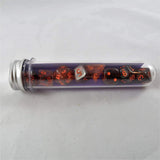 Nebula Dice 7-Piece Set - Copper Matrix/Orange Luminary