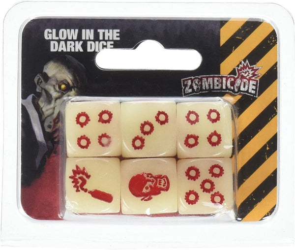 Zombicide: 6 Glow in the Dark Dice Board Game