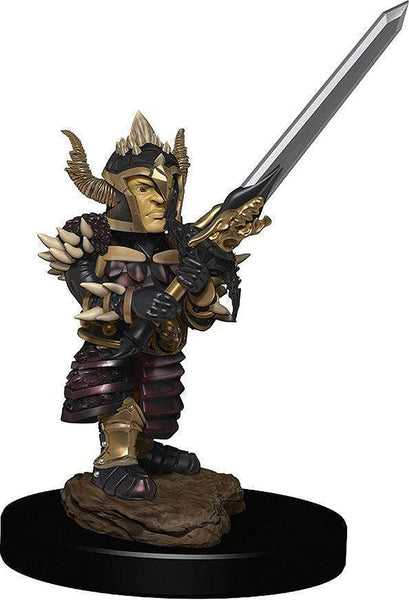 Dungeons & Dragons Premium Male Halfling Fighter Pre-Painted Figure Fighter Male