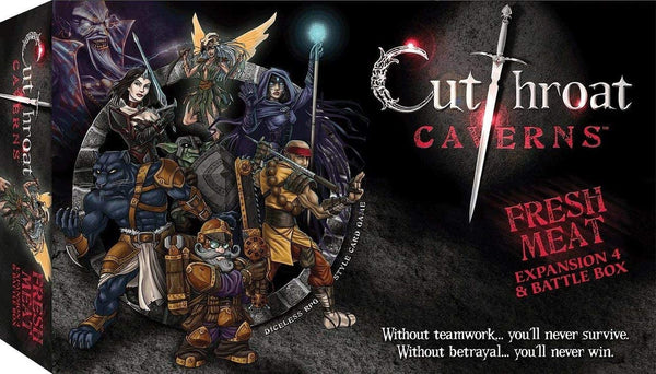 Smirk & Dagger Games Cutthroat Caverns Fresh Meat Expansion 4 & Battle Box