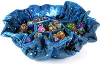 Velvet Dice Bag with Pockets: Galaxy
