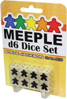 Steve Jackson Games Meeple D6 Dice Set White