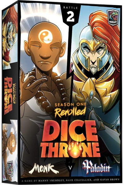 Dice Throne S1 Rerolled Box 2 Monk v Paladin (ROX637)