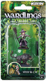 WizKids Wardlings Painted RPG Figures: Girl Witch & Witch's Cat (WK73788)