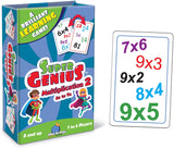 Blue Orange Super Genius - Multiplication 2 Card Game