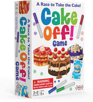 AMIGO Cake Off! Kids Card Game with Wash-Off Markers