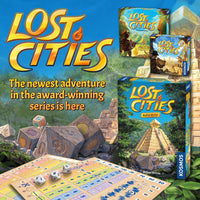 Lost Cities: Roll & Write | A Family Friendly Game from Kosmos Games |by Reiner Knizia | for 2 to 5 Players, Ages 8 and up