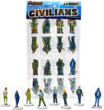 Arcknight Flat Plastic Miniatures: Civilians
