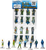 Arcknight Flat Plastic Miniatures: Civilians