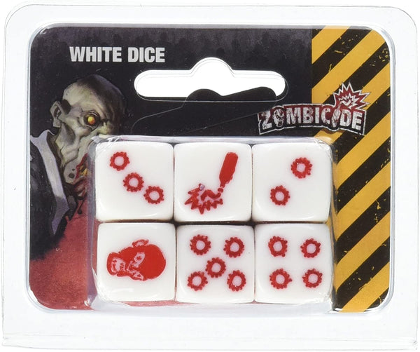 CMON Zombicide: 6 White Dice Board Game