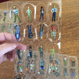 Arcknight Flat Plastic Miniatures: Civilians