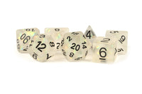 ICY Opal 16mm Resin Poly Dice Set: Clear