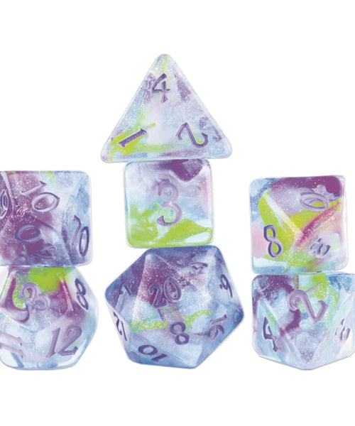 RPG Dice Set (7): Watercolors