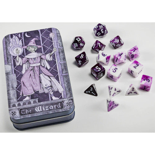 Class-Specific Dice Set: Wizard (Pathfinder and 5E)