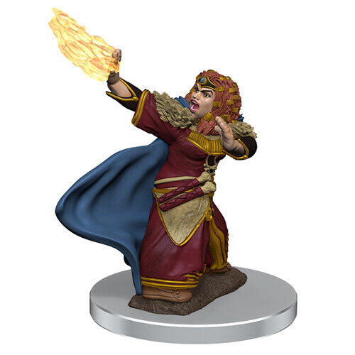 Icons of the Realm: Female Dwarf Wizard Premium Miniature