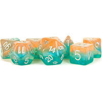 Layered Stardust Sunset Dice (7 rpg dice)