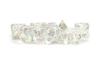 16mm Resin Poly Rainbow Frost Dice Set (7)