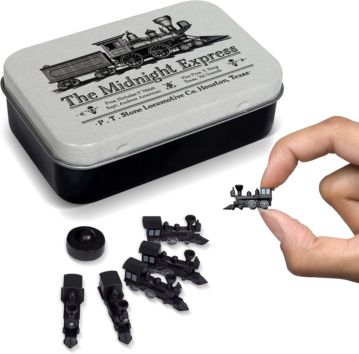Midnight Express Deluxe Board Game Train Set | Player Pieces for Ticke ...