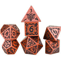 RPG Dice Set (7): Illusory Metal - Copper