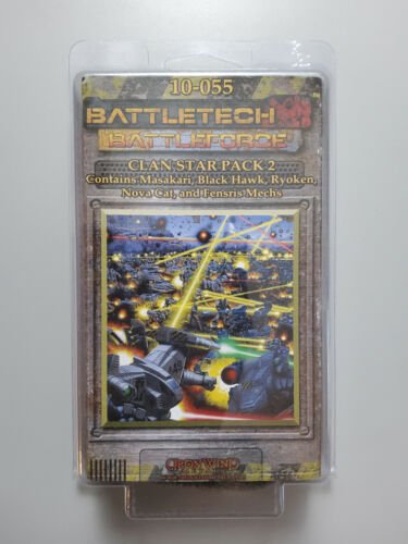 (damaged packaging) Battletech Battleforce: Clan Star Pack 2