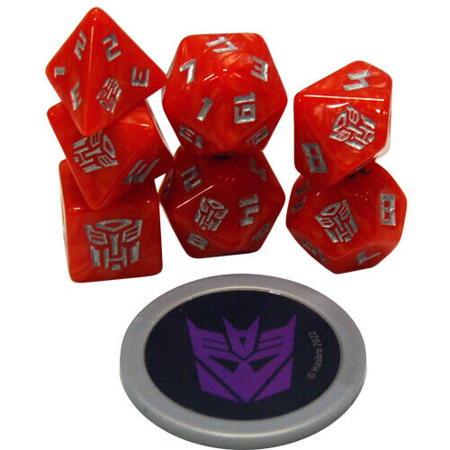 Transformers Roleplaying game dice set